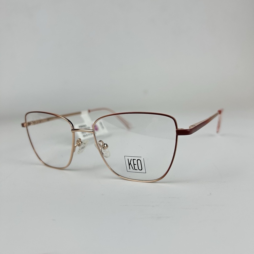 Keo Ksenia Gold Eyeglasses Frames 53-17-140 mm NWT
